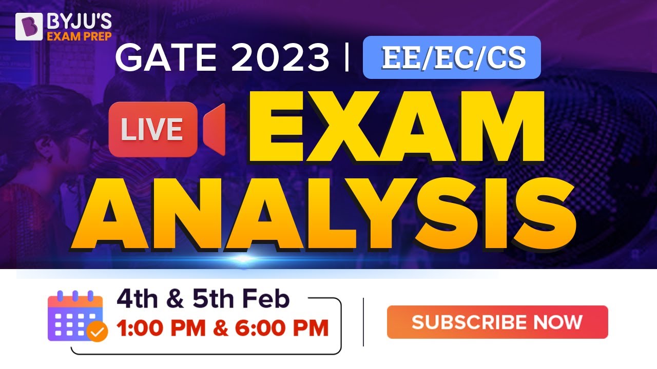 GATE 2023 Exam Analysis & Answer Key | GATE EE/ECE/CSE Paper Analysis | 🔴Live on 4th & 5th Feb
