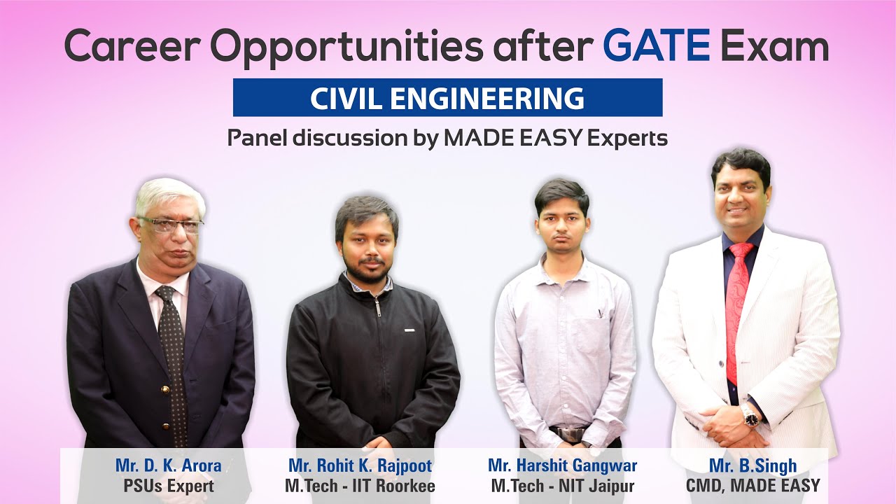 Career Opportunities after GATE | Civil Engineering | MADE EASY