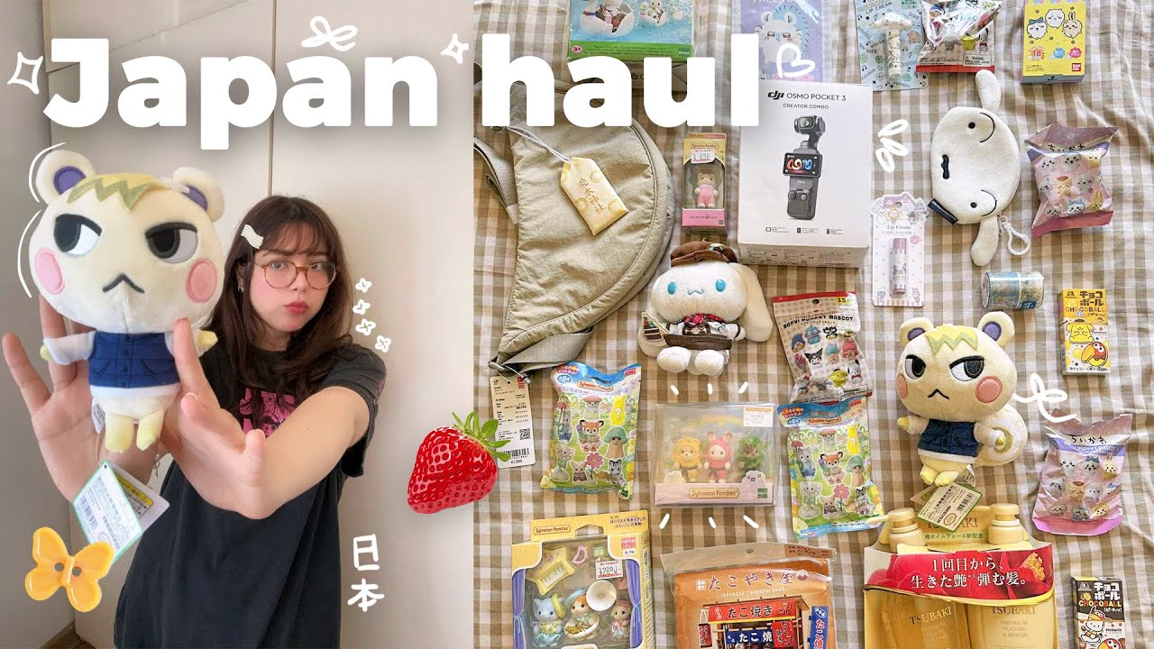 HAUL JAPÓN 🍡🤍 osmo pocket 3, nintendo, sylvanian families, gashapon, chiikawa