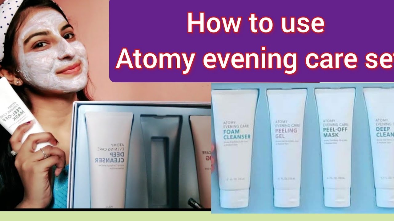 Atomy evening care 4 set / how to use Atomy evening care 4 set