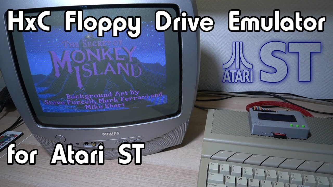 HxC External Floppy Emulator on Atari ST
