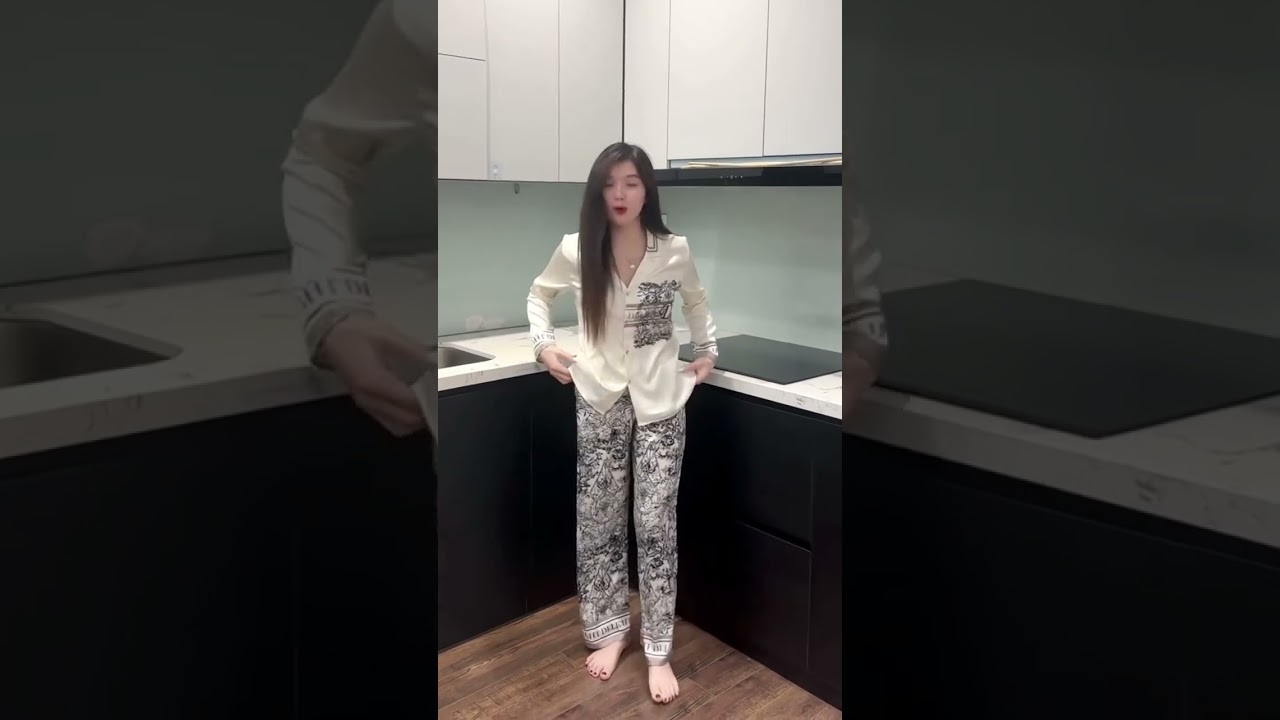 Bộ ngủ lụa đẹp rẻ #xuhuong #dongulua #pijama #donguxinh
