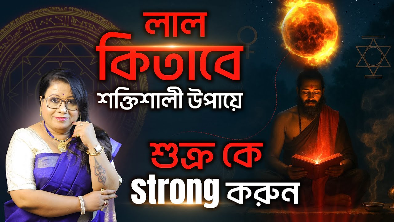 লাল কিতাবে শক্তিশালী উপায়ে শুক্র কে strong করুন l Dr Balaka Banerjee