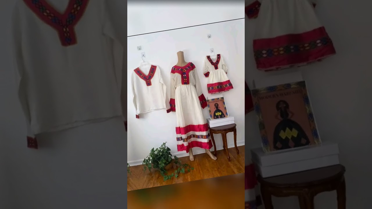 We are siraj habesha kemis �Ethiopian amazing traditional clothes shop #habeshabeuty #habesh #duet