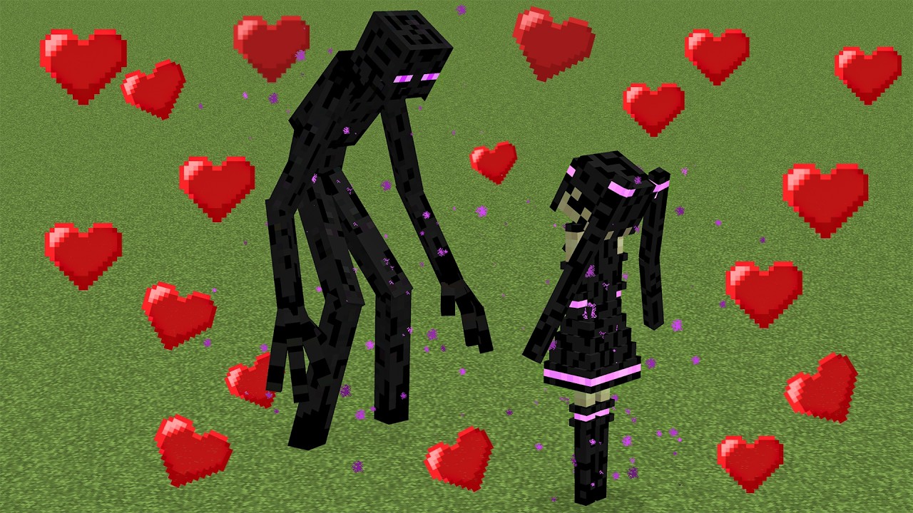 Mutant Enderman ❤ Enderwoman