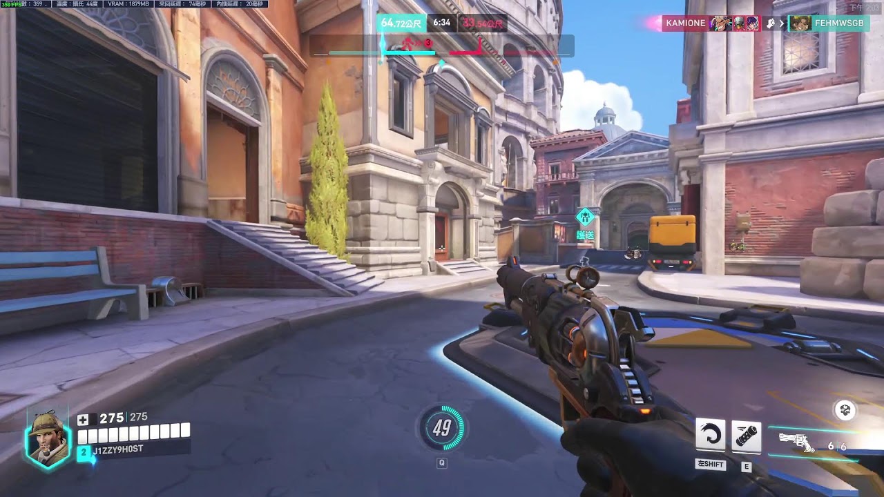 【overwatch】🔥 前500原氏🔥   低端場炸魚???