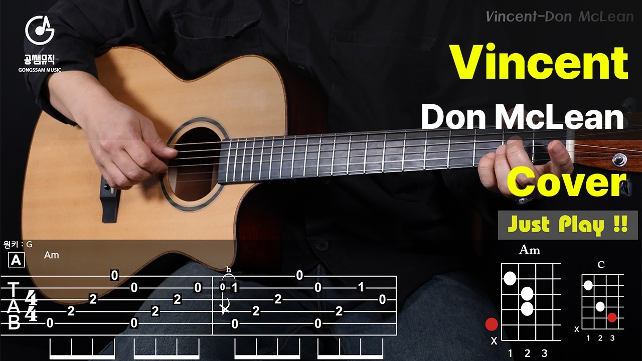 Vincent-Don McLean Cover[Guitar Cover + 악보]