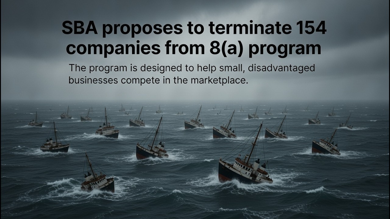 SBA proponuje wykluczenie 154 firm z programu 8a