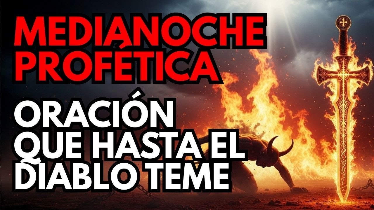 ⚔️ Oración Violenta de Medianoche: ROMPE Cadenas y Derriba Enemigos Esta Noche