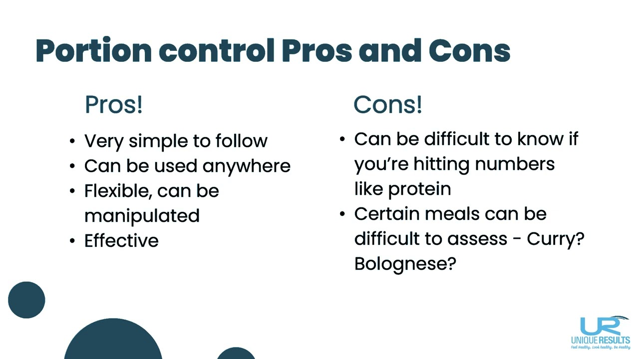 Diamond Module - Part 1 - 007 Non Calorie Counting  Portion Control
