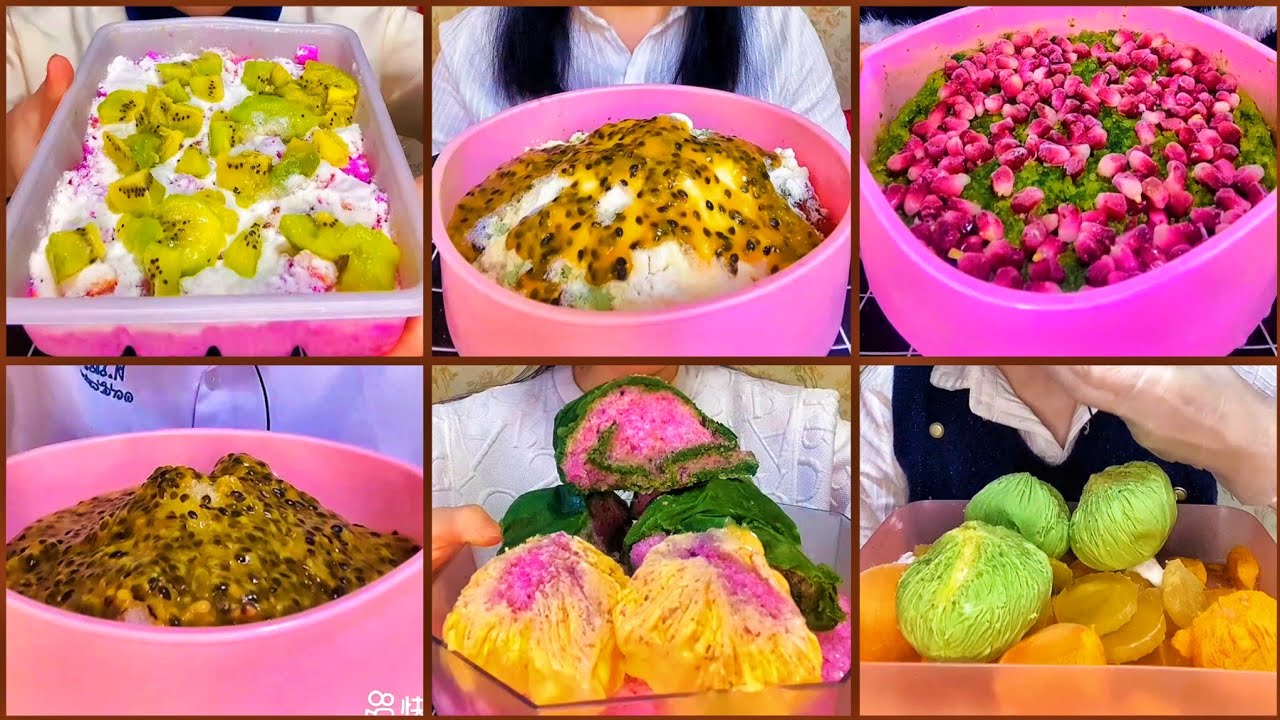 NANA || SHAVED ICE WITH PASSION FRUIT MATCHA AND MILK POWDER 