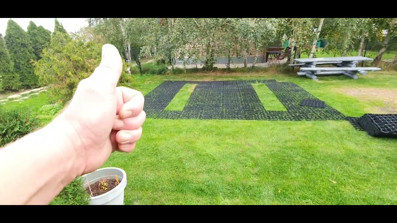 Geokrata montaż parking na już na czysto!