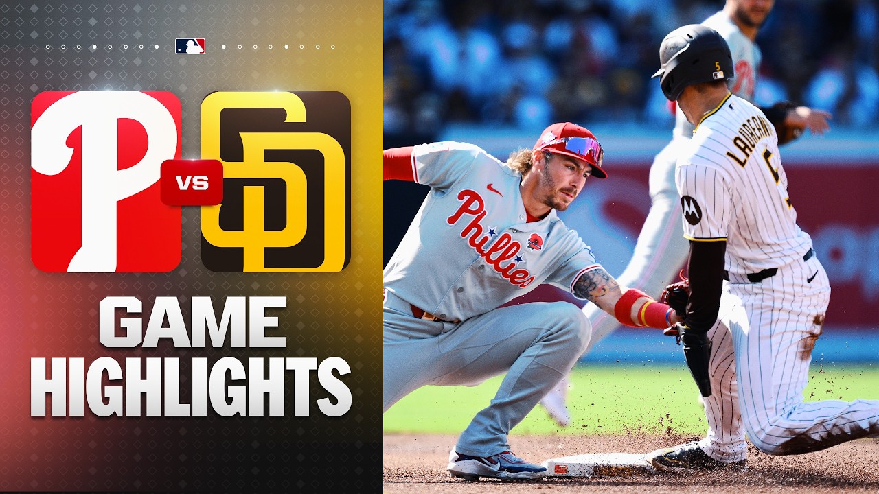 Phillies vs. Padres Game Highlights (5/25/26) | MLB Highlights
