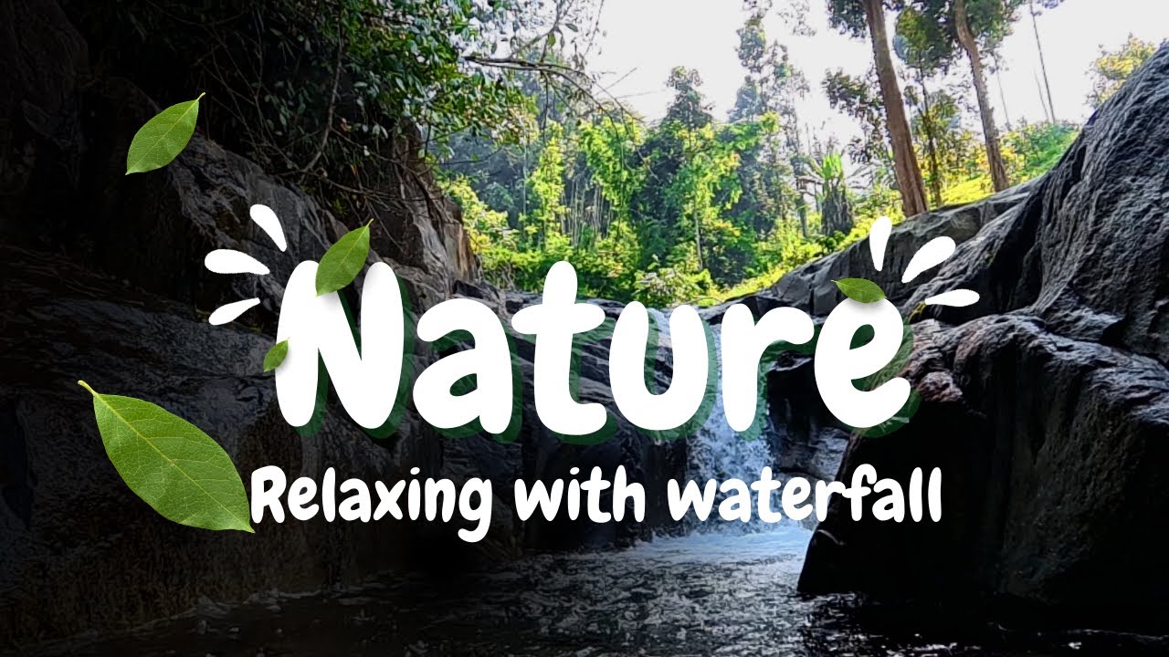 Powerful Waterfall - Deep Relaxation With 4K ASMR - White Noise for Study and Sleep