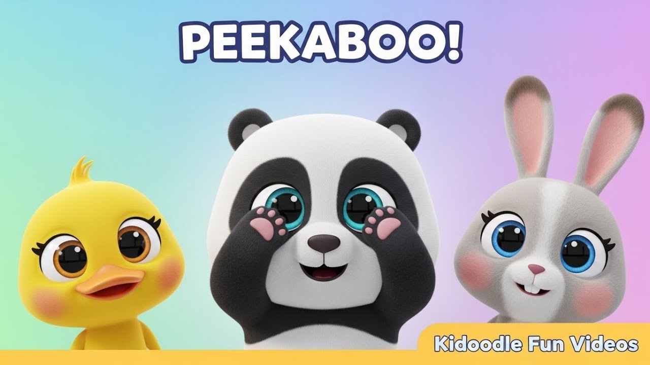 Peekaboo, Peekaboo, Where Are You - Hide & Seek Song #peekaboosong #nurseryrhymes #babysongs #kids