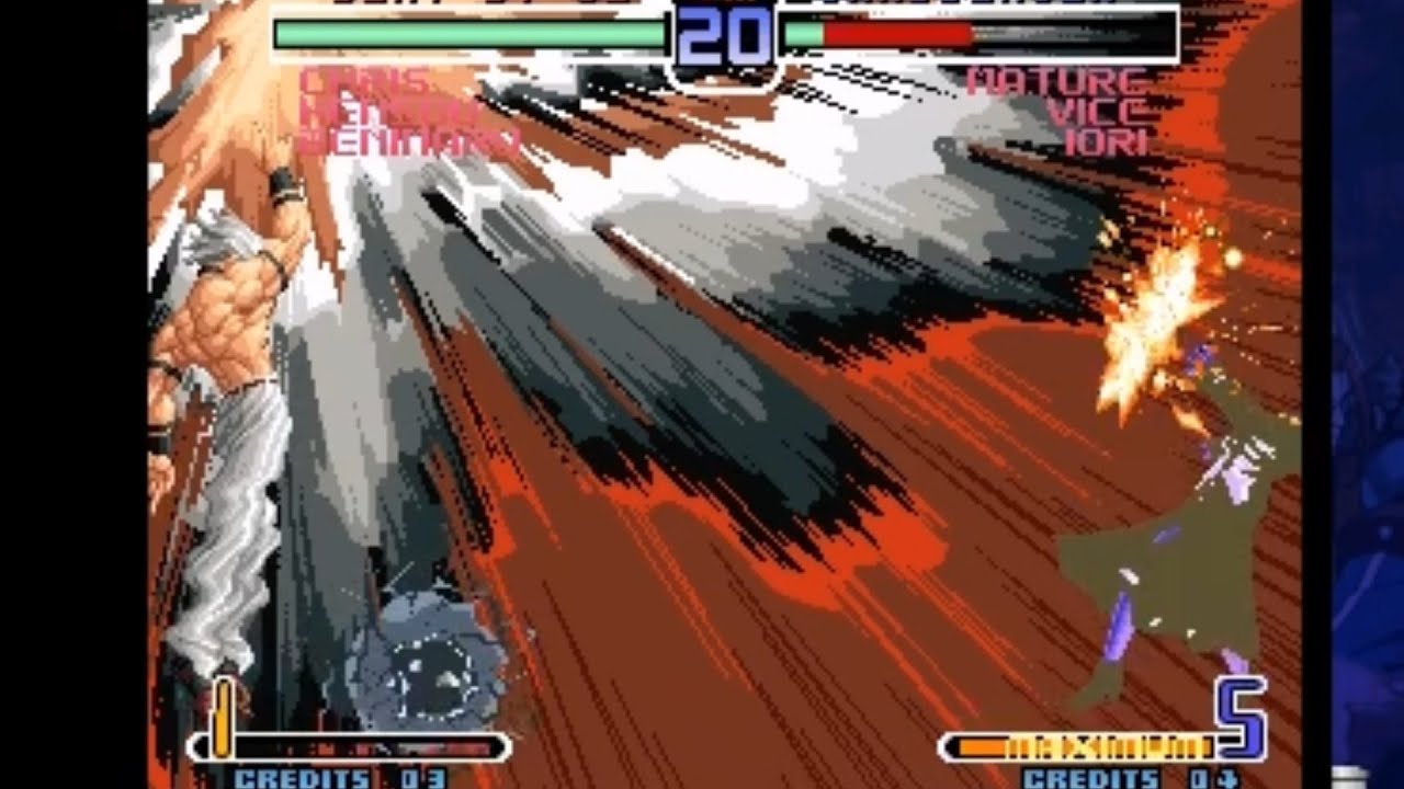 Chris x Benimaru  x Kensou😱 epic awesome neo max special super hd hidden moves. #kof #hidden #neomax