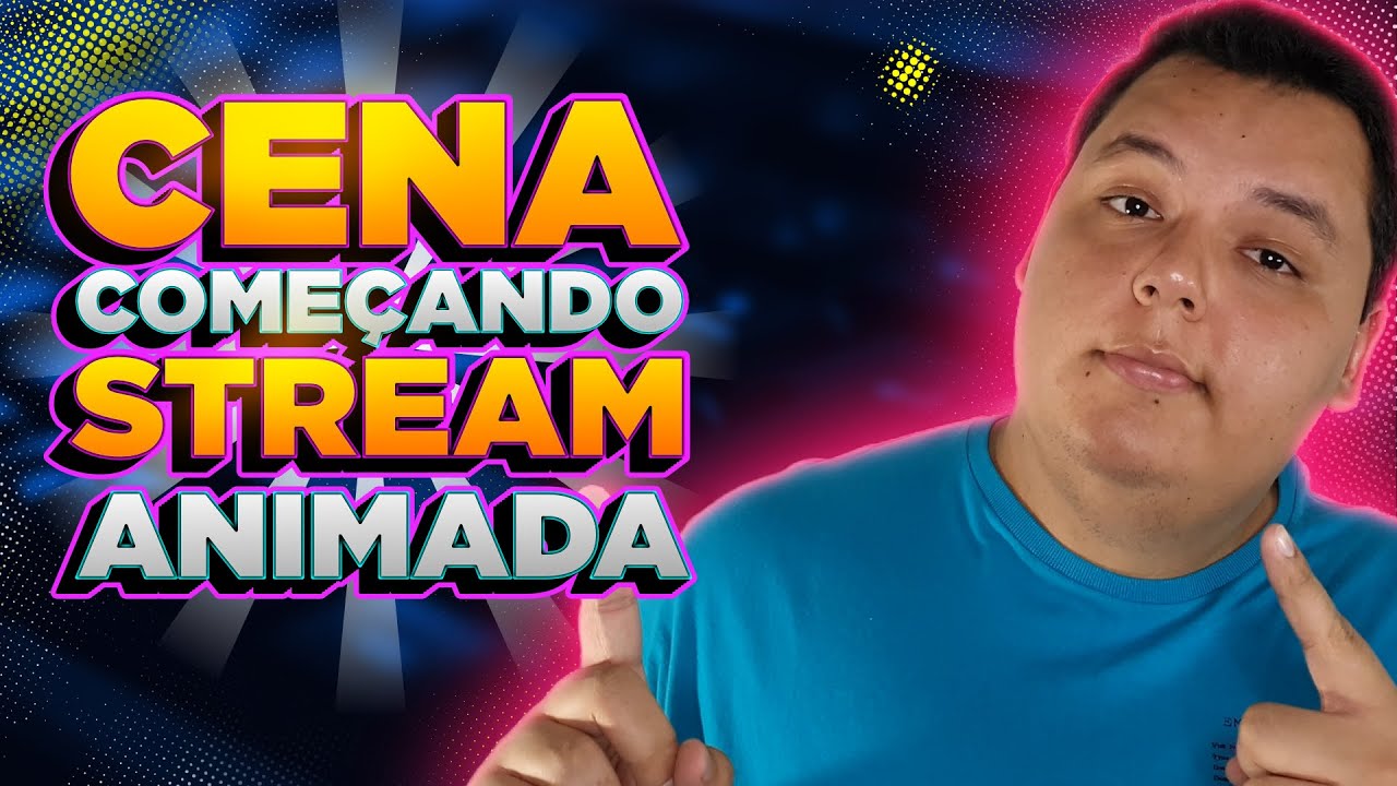 CENA DE COMEÇANDO STREAM ANIMADA - After Effects & Photoshop!