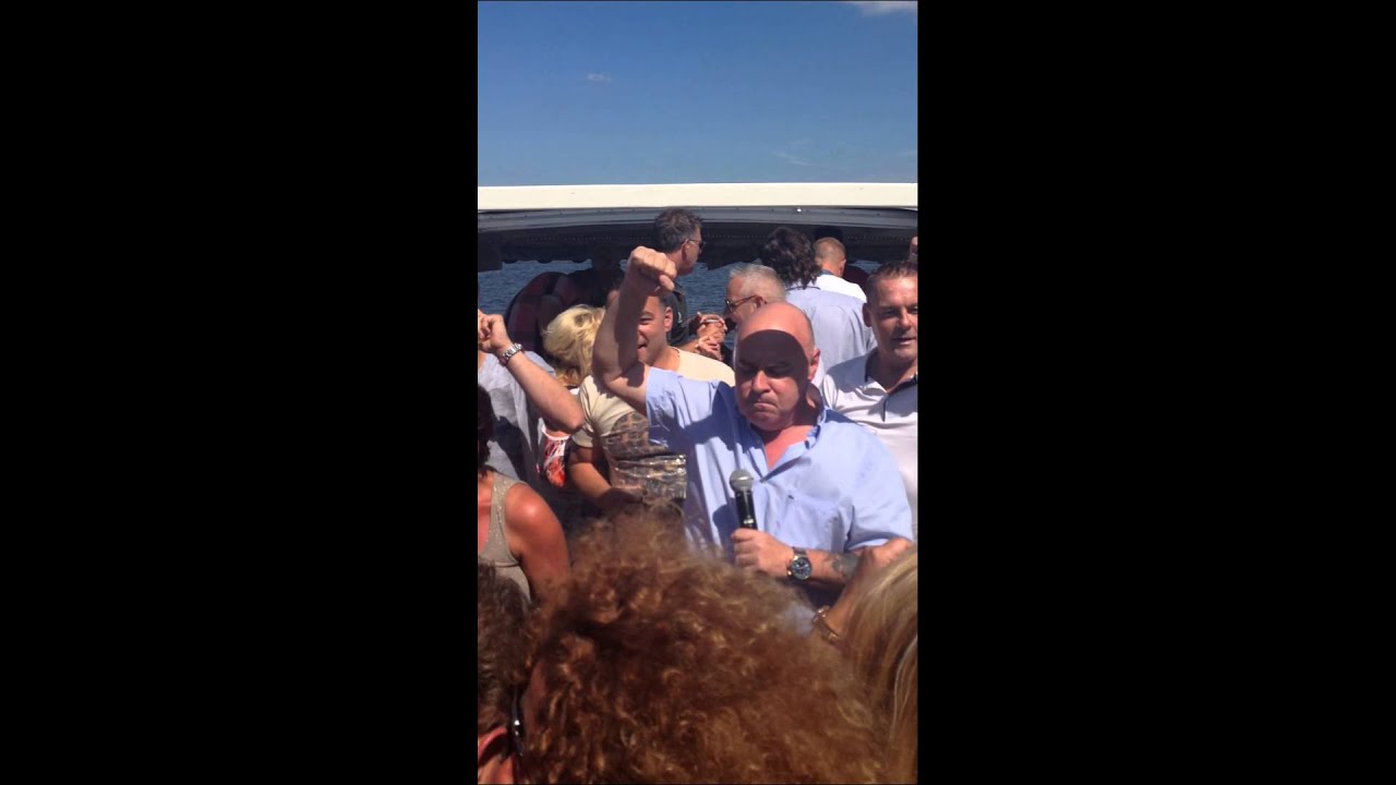 Rik Hoogland bij De boot in met Danny en Erna Temming.