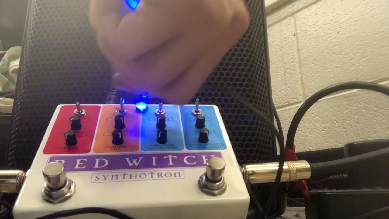 5/9/2022 Experiment #1 Red Witch Pedals Synthotron pedal