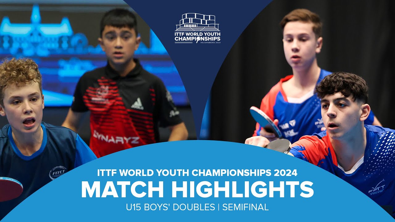 Otalvaro/Faso vs Vitel/Cavaille | U15 BD-SF | ITTF World Youth Championships 2024