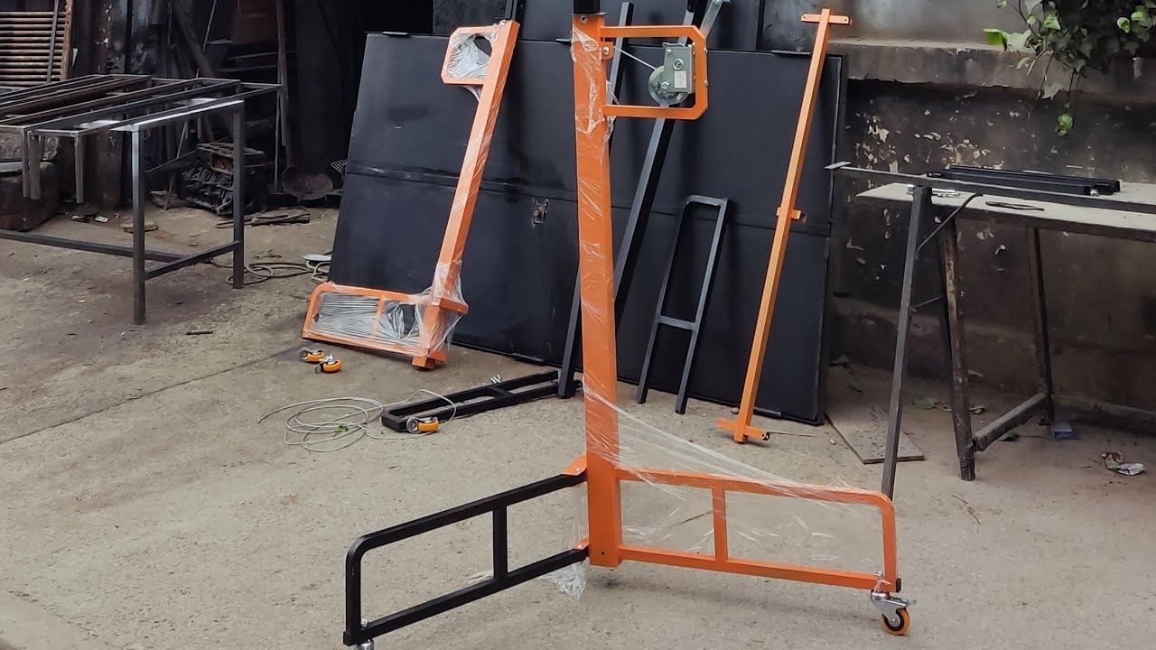 Homemade Drywall Pannel Lifter/L&egrave;ve Plaque ba13 fait maison