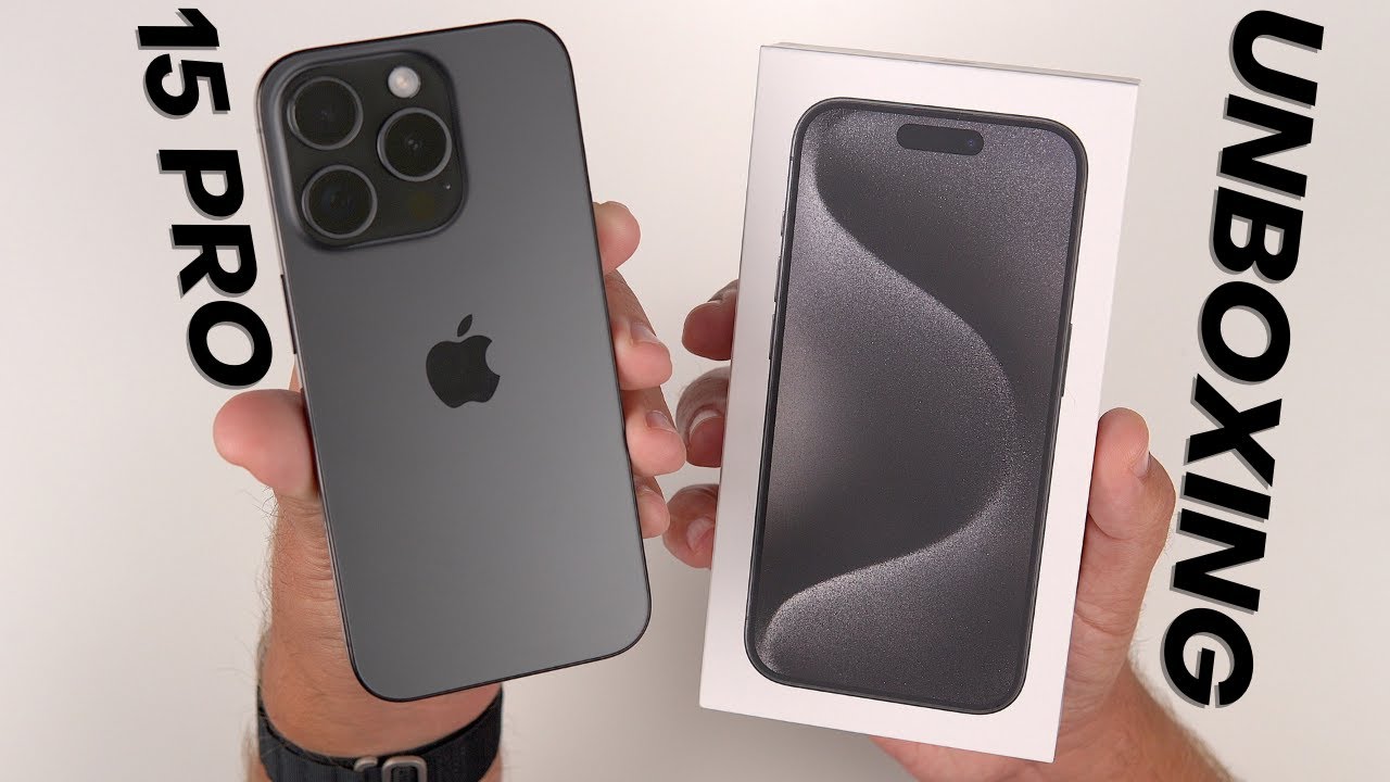 Распаковка iPhone 15 Pro и первые впечатления