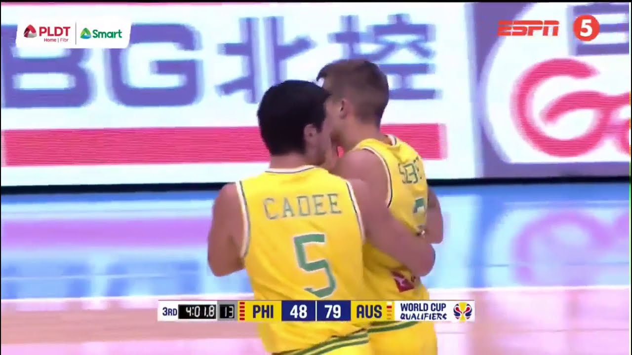 Philippines vs Australia Rumble Fight FIBA World Cup 2019 Asian Qualifiers