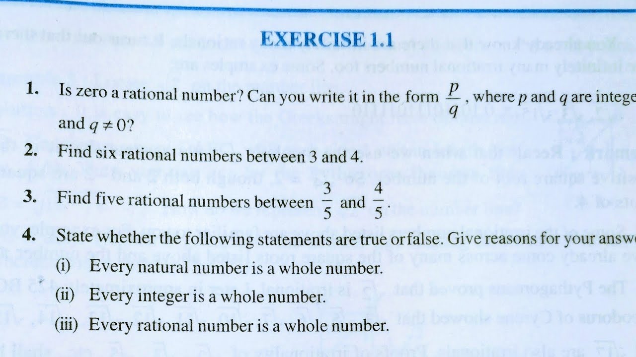 Class 9th maths l Exercise 1.1 l NCERT l CBSE BOARD l Chapter 1 Real Number l Carb Academy 2024-2025