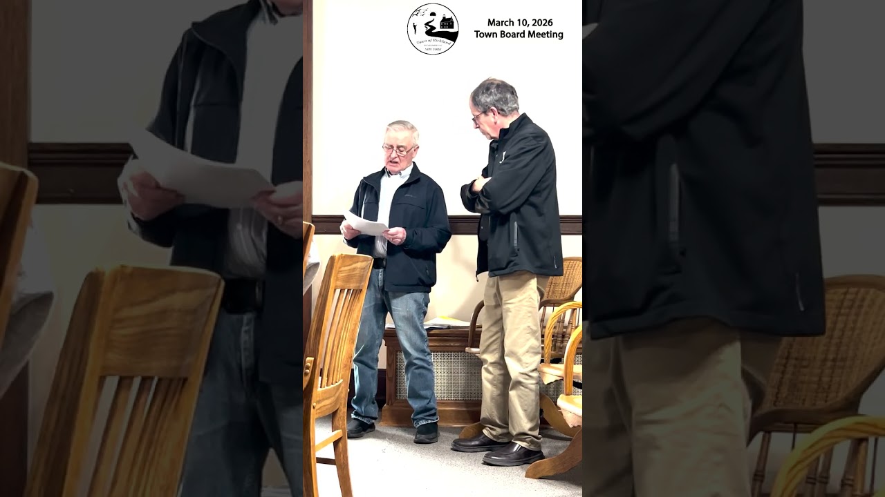 March 10, 2026 Richland Town Board Meeting