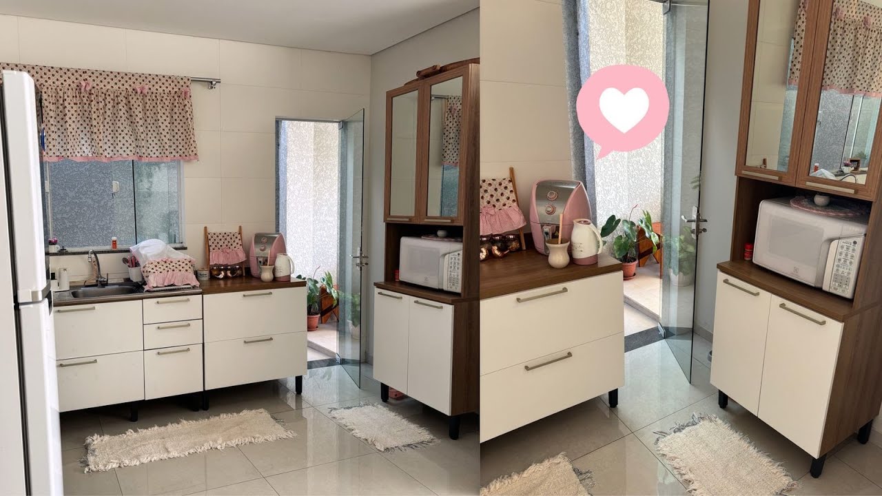 COZINHA DE CARA NOVA! Limpei e decorei a cozinha - NOVIDADES!