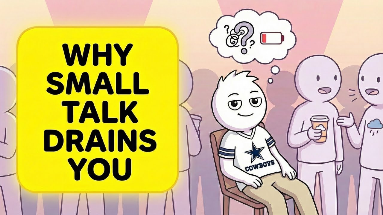 Psychology of Why Small Talk Feels Exhausting to Thoughtful People #psychology #socialpsychology