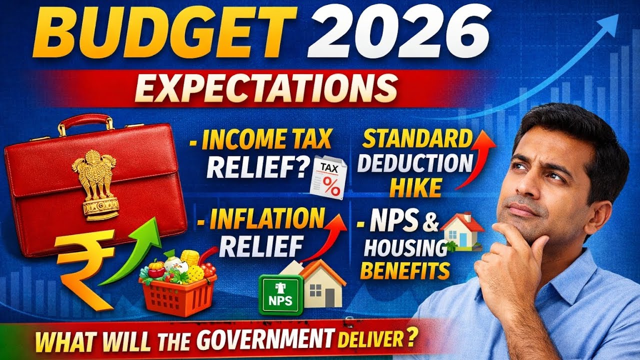 Budget 2026 Expectations 💼 | Income Tax Relief, Standard Deduction Hike & Inflation Relief Explained