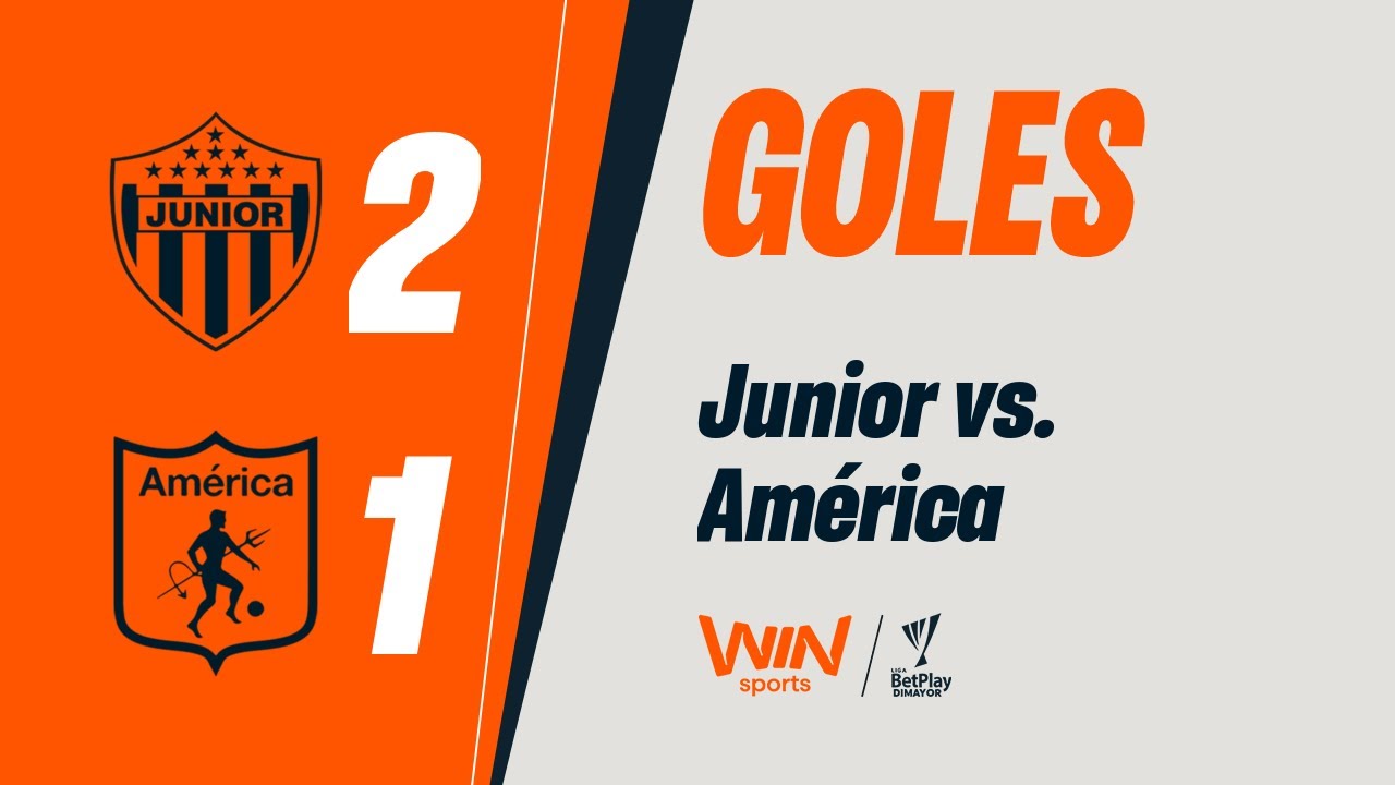 Junior vs. América (goles) | Liga BetPlay Dimayor 2025-2 | Cuadrangulares - Fecha 5