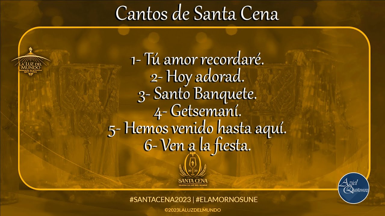 Cantos de Santa Cena LLDM
