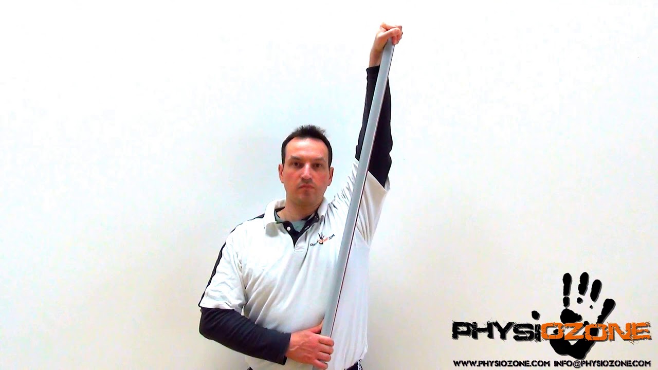 Physiozone  | Stretches | Shoulder | Stick Abduction
