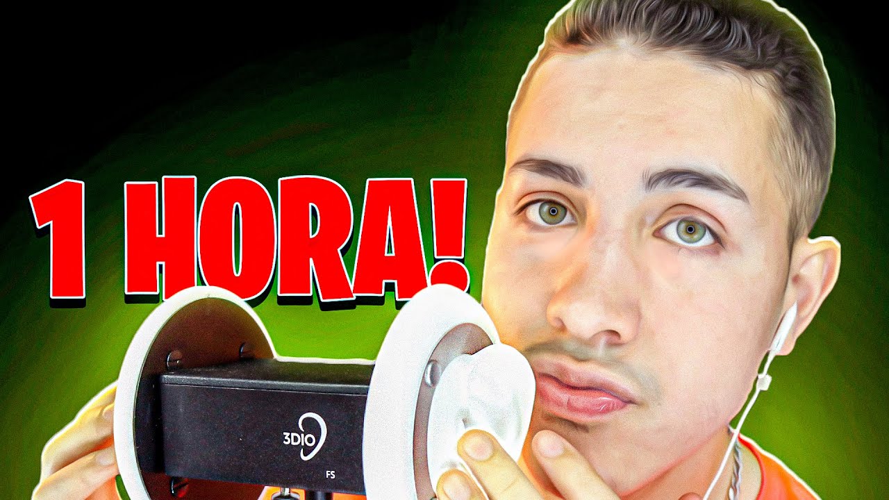 ASMR 1 HORA – SONS DE BOCA LENTOS PERTINHO DO MICROFONE!! *3DIO*