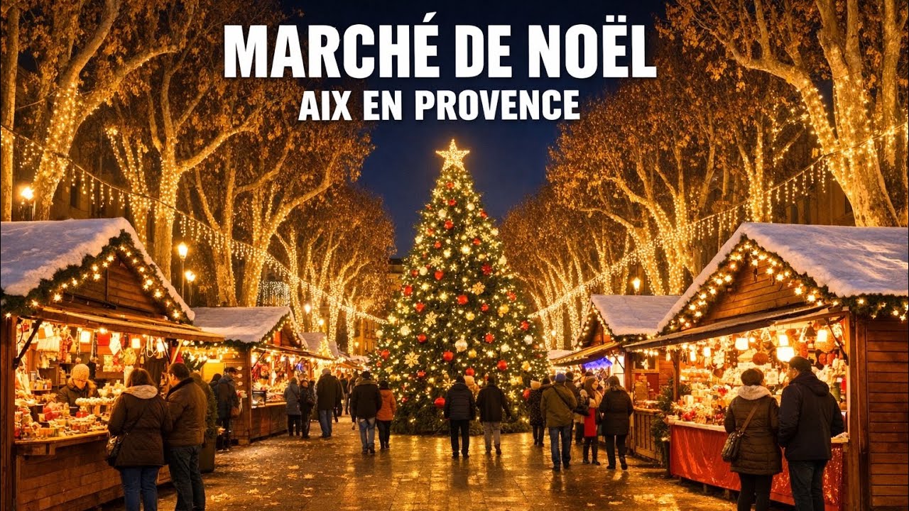 Marché de Noël - Aix-en-Provence - Nocturne