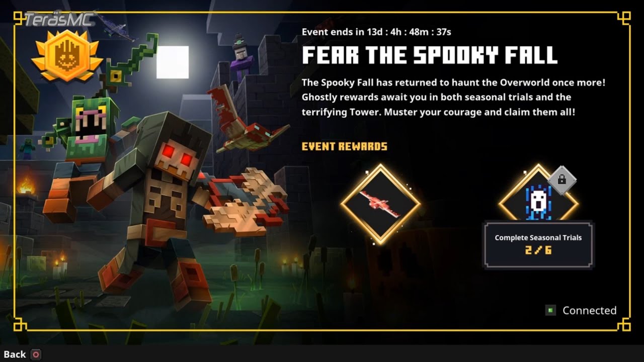 Minecraft Dungeons Spooky Fall Event 2022 #4 Lower Temple Reward Gloopy Bow