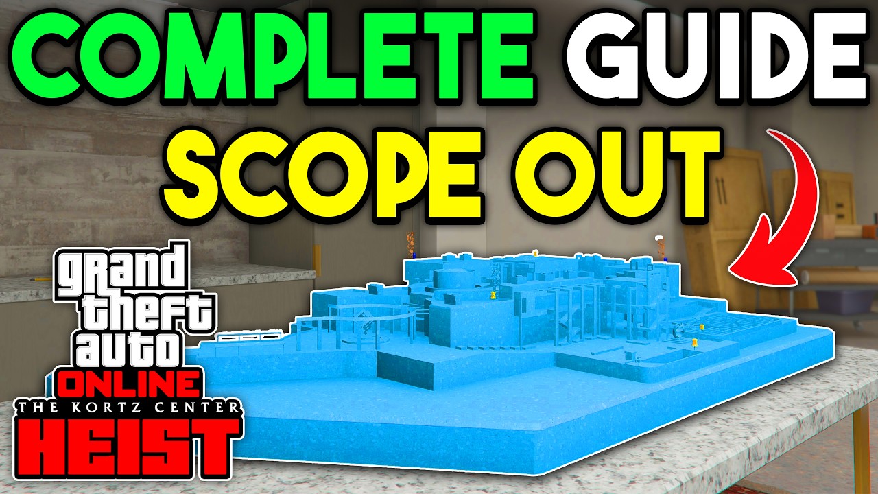 GTA Online Kortz Center Heist Scope Out Guide - ALL Points of Interest, Entry & Infiltration Points