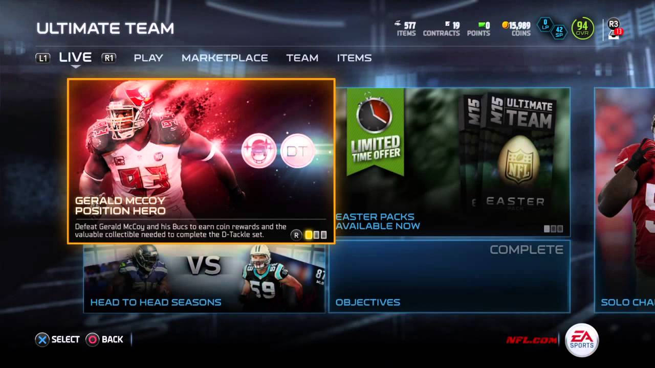 Madden NFL 15 UltimateTeam big Glitch watch till end gotta love it