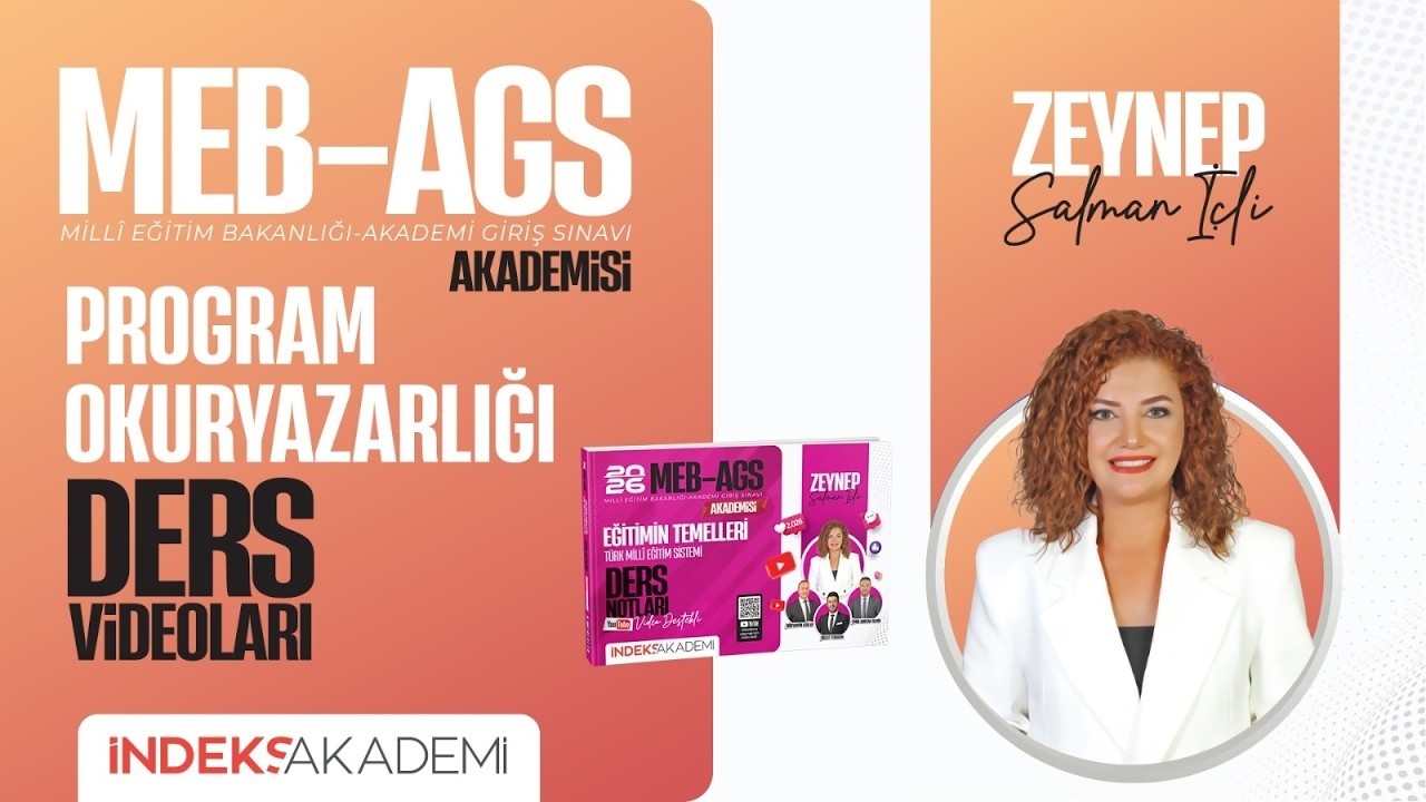 121 - 2026 AGS - Program Okuryazarlığı - Ölçme Değerlendirme - Zeynep SALMANİÇLİ
