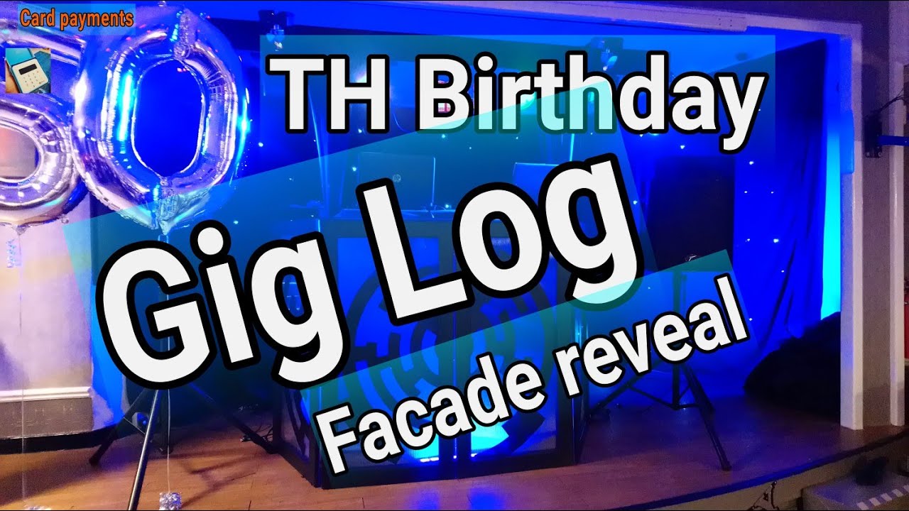 DJ PARTY GIG LOG NEW FACADE