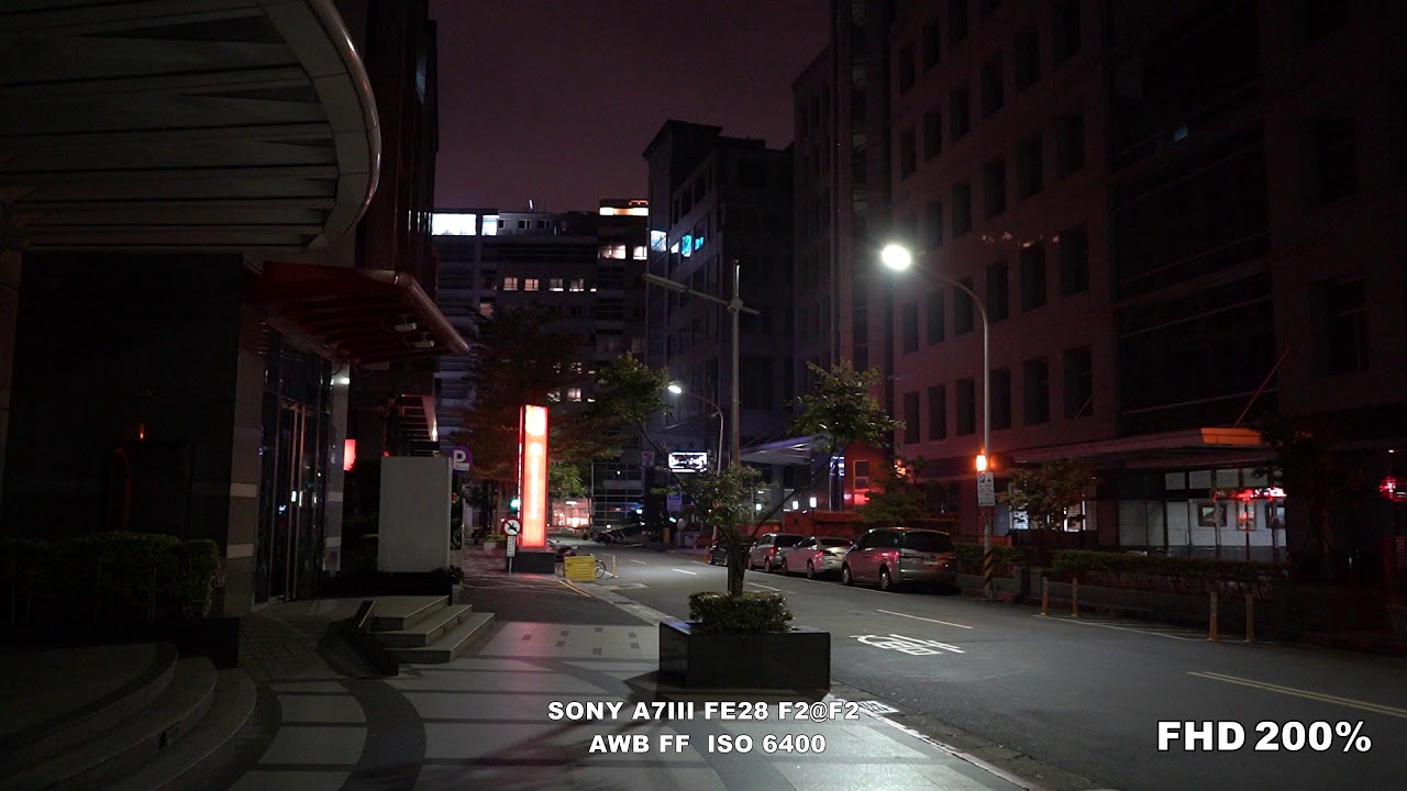 SONY A7III 4K & FHD LowLight ISO Test (FF & APS-C)