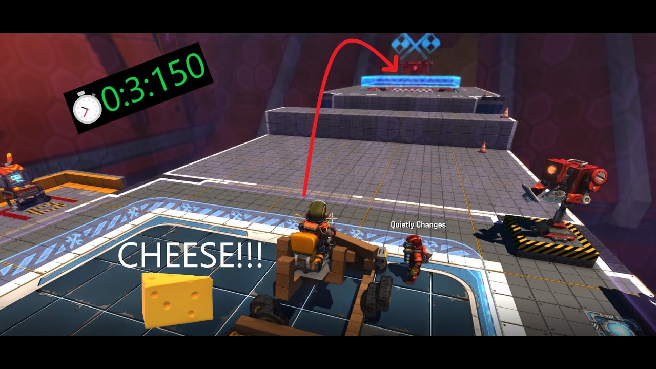 Scrap Mechanic challenge mode 23 cheese