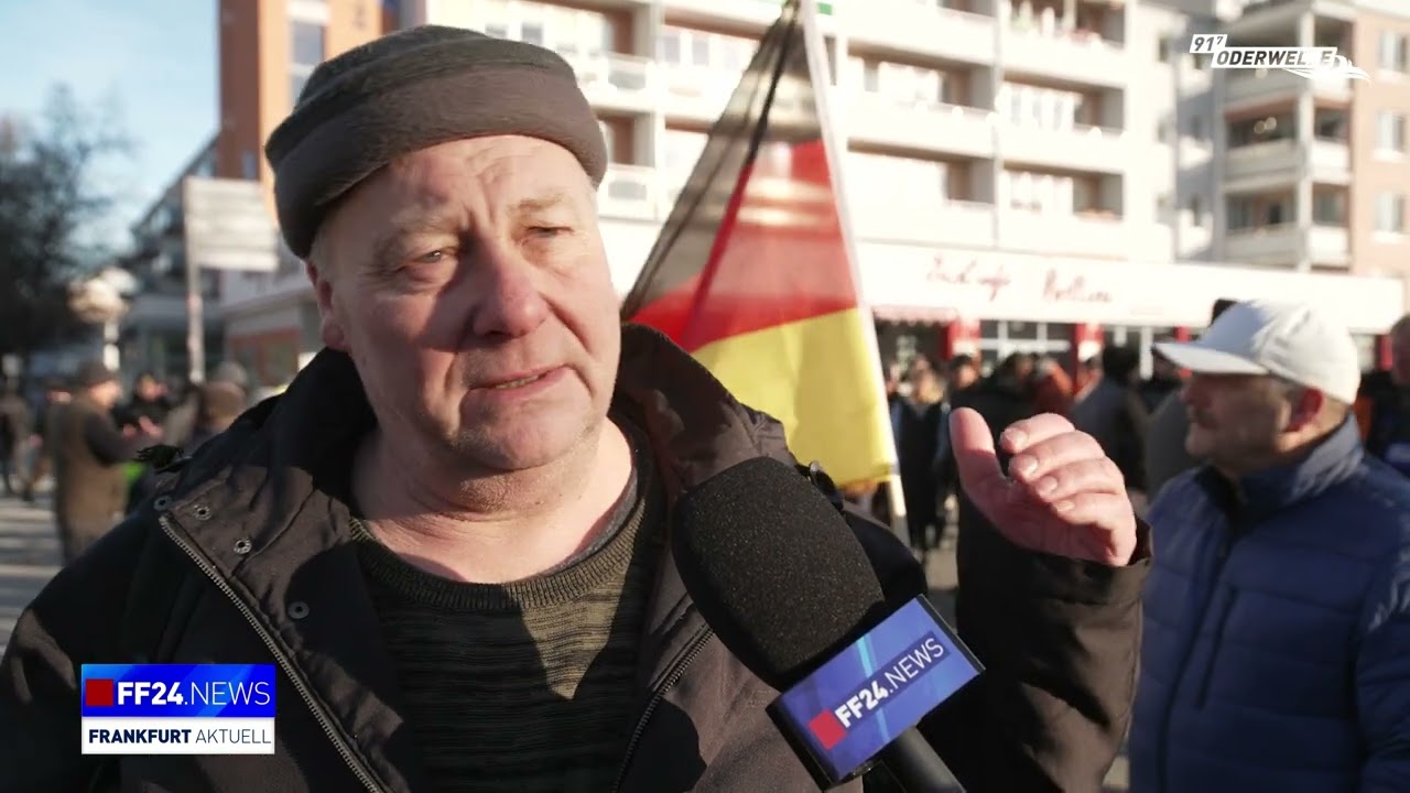 Handwerkerprotest in Frankfurt (Oder)