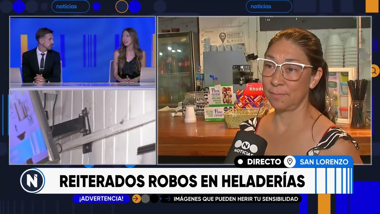 Heladerías: blanco de los delincuentes | TELEFE ROSARIO