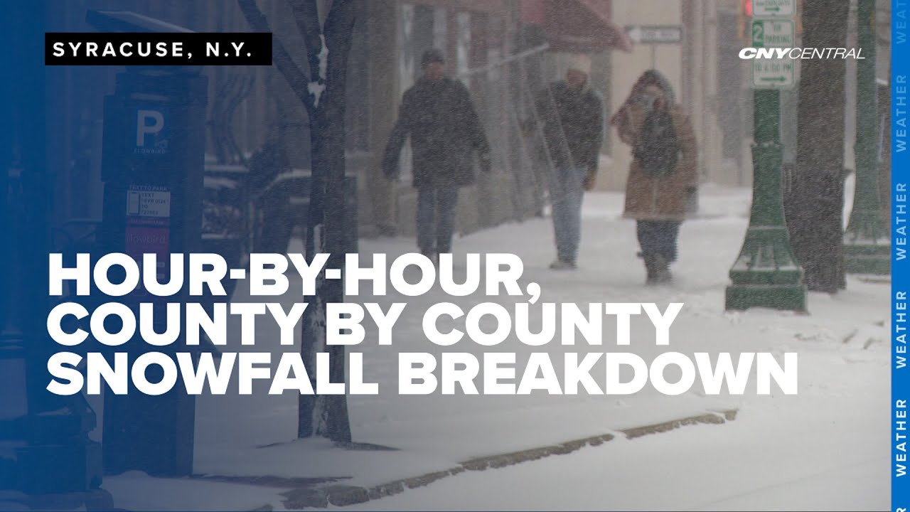 Weather Alert: Hour-by-hour snowfall breakdown