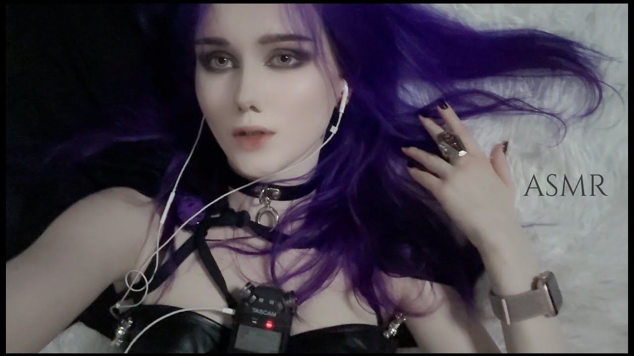 ⋆⋅ ♰ Get Sleepy With Emo Girl & her kitty / Soft Spoken ASMR ♰ ⋅⋆