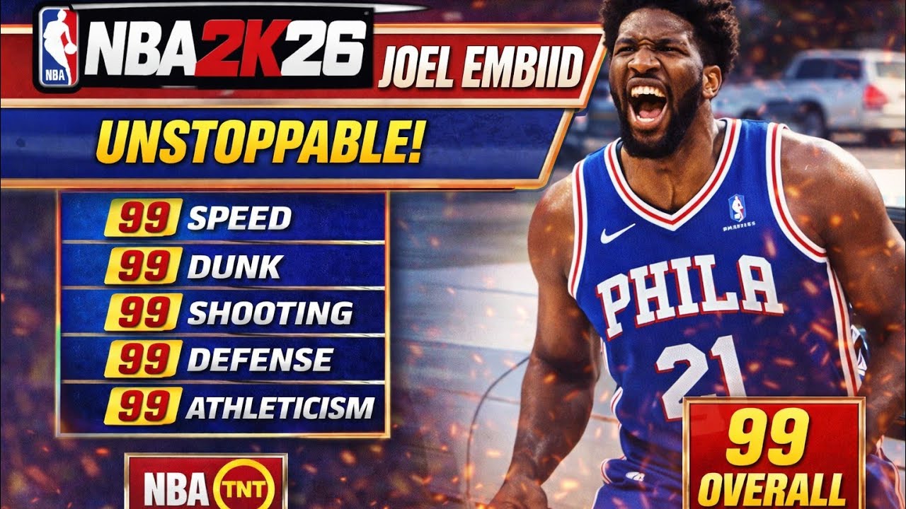 NBA 2K26 Joel Embiid Build IS Unstoppable