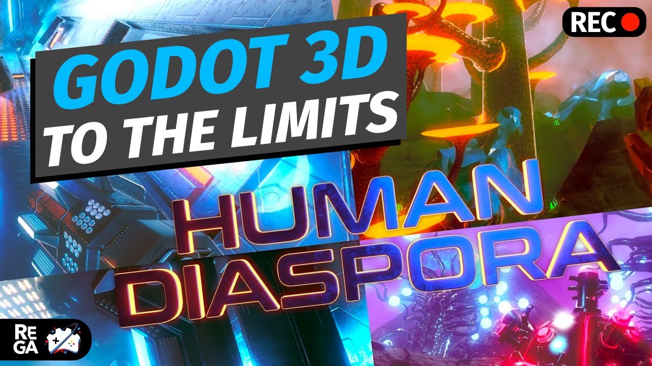 Pushing Godot 3 to its 3D limits - Human Diaspora creator Interview #GoGodotJam